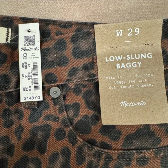 Leopard Print Women Jeans - Picture 8 of 14